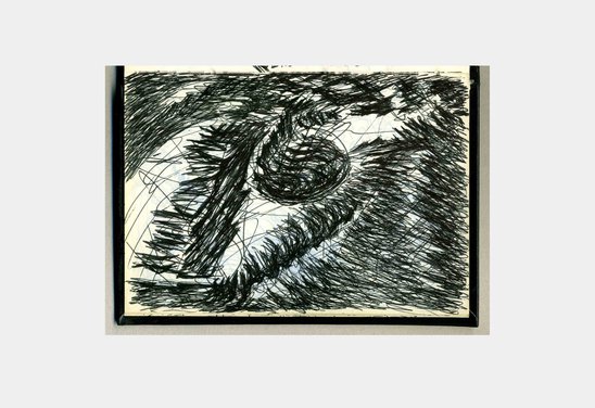 Untitled. Pen sketch 10,5 x 14,8 cm. 1988