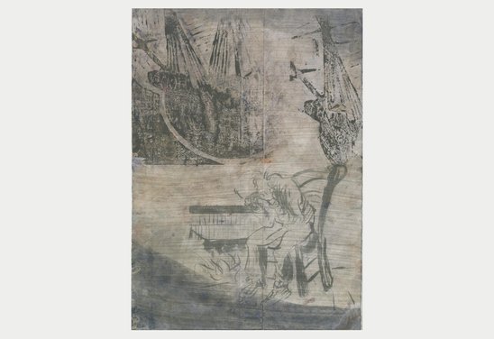 Án titils. Untitled. Mixed media on paper.