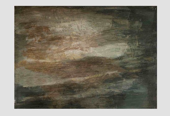 Næturhiminn. Blönduð tækni 50 x 70 cm. 2026