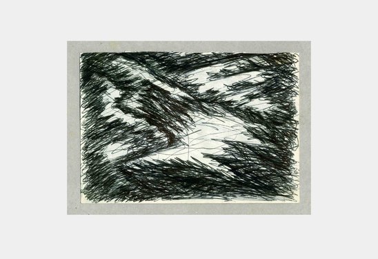 Untitled. Pen sketch 10,5 x 14,8 cm. 1988