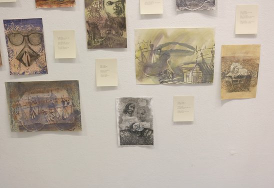 closer view of Kristbergur´s works