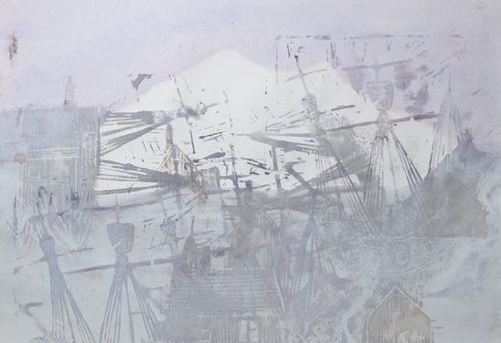 Án titils Untitled. Mixed media on paper