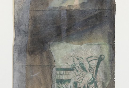 Nafnlaust. Blönduð tækni 26 ágúst 2019.