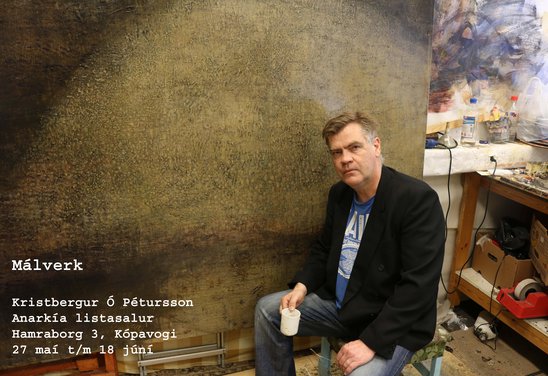 Boðskort á sýningu í Anarkía listasal