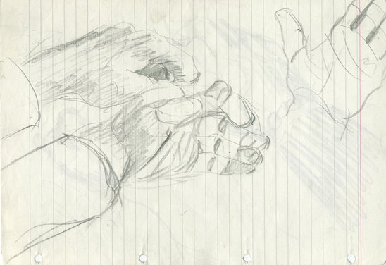 Teikniæfing, vinstri hönd