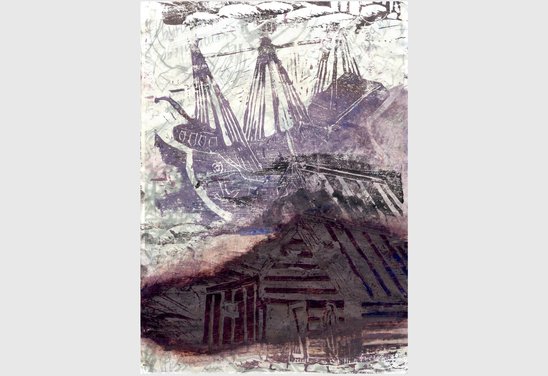 Untitled. Mixed media on paper.