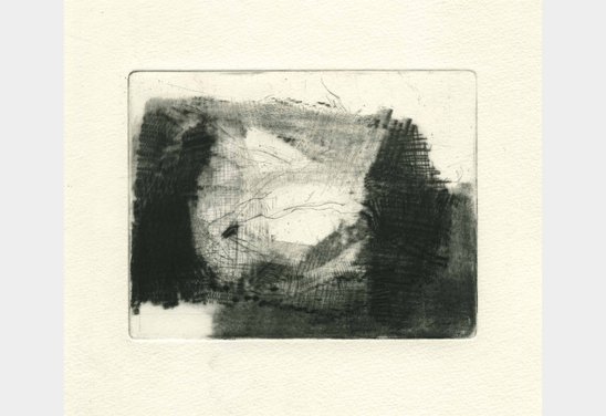 Untitled. Drypoint 8 x 10 cm. 2016