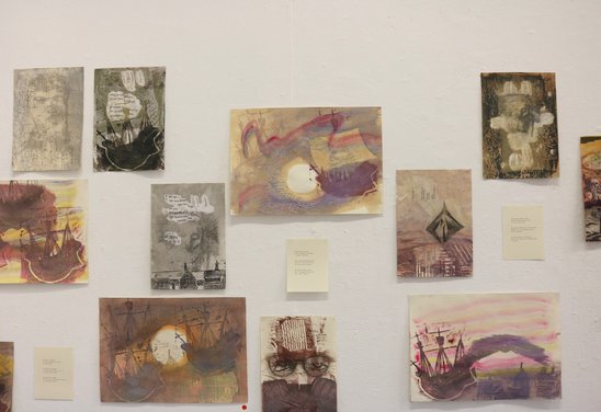 closer view of Kristbergur´s works