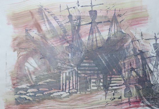 Án titils Untitled. Mixed media on paper