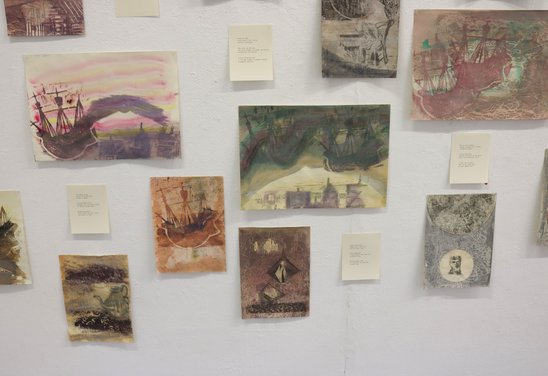 closer view of Kristbergur´s works