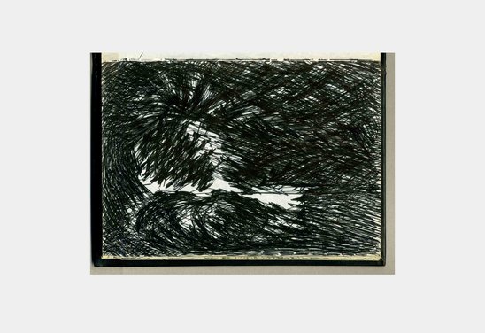 Untitled. Pen sketch 10,5 x 14,8 cm. 1988