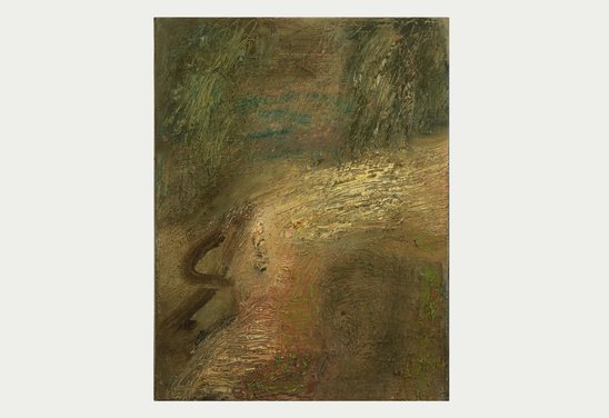 Garðurinn og tíminn 16. Oil on canvas 40 x 30 cm. 2023.