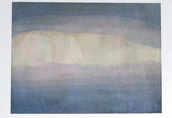 Untitled. Aquarelle on paper 18 x 24. cm. 2025, Private collection.