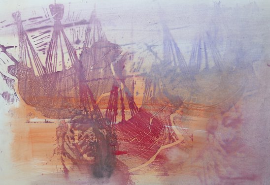 Án titils Untitled. Mixed media on paper