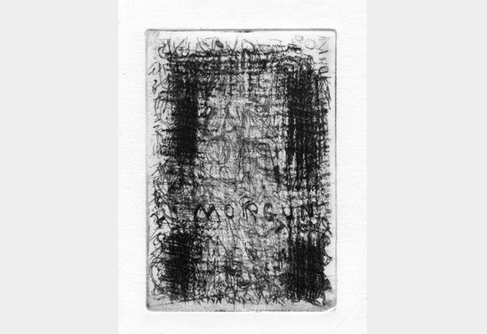 Untitled. Drypoint 15 x 10 cm. 2021