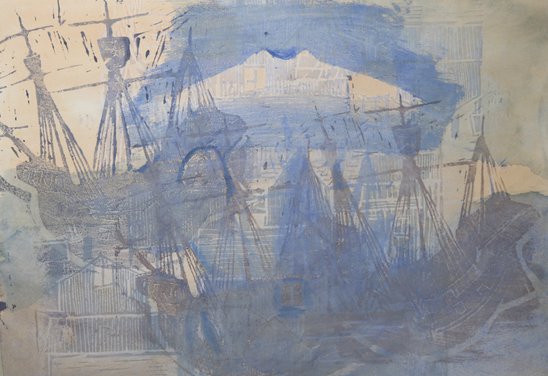 Án titils Untitled. Mixed media on paper