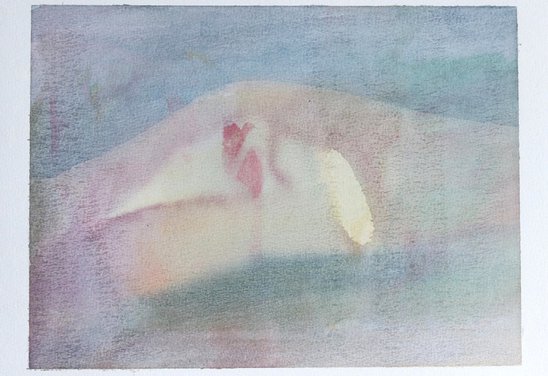 Untitled. Aquarelle on paper 18 x 24 cm. 2025.