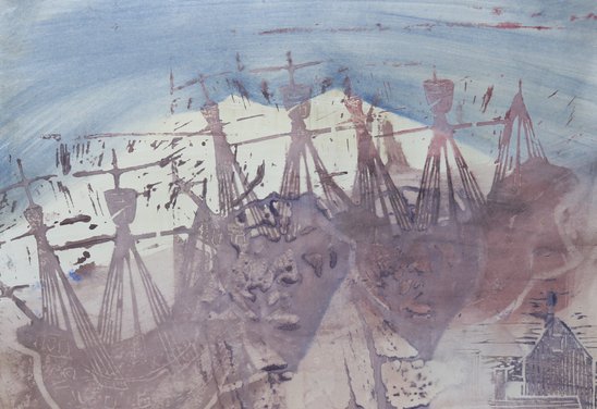 Án titils Untitled. Mixed media on paper