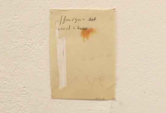 H.F, van Steensel. your art is mine, 2024. Mixed media on paper