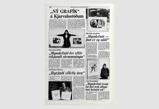 Ný grafík á Kjarvalsstöðum