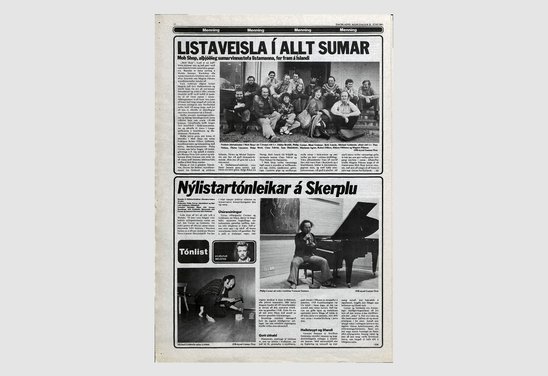 Mob Shop. Listaveisla í allt sumar