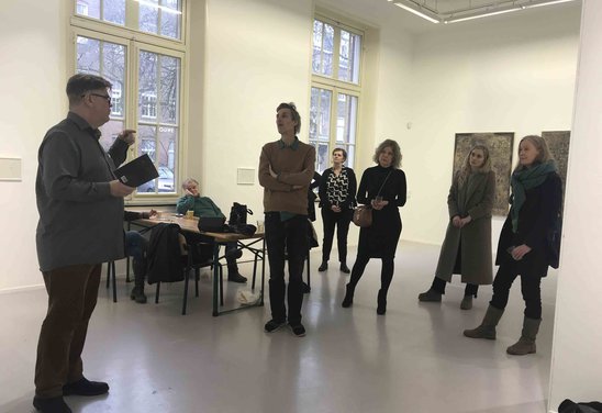 Vernissage, poetry reading