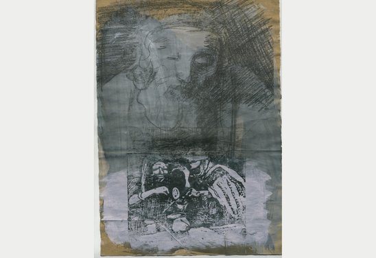 Án titils. Untitled. Mixed media on paper.