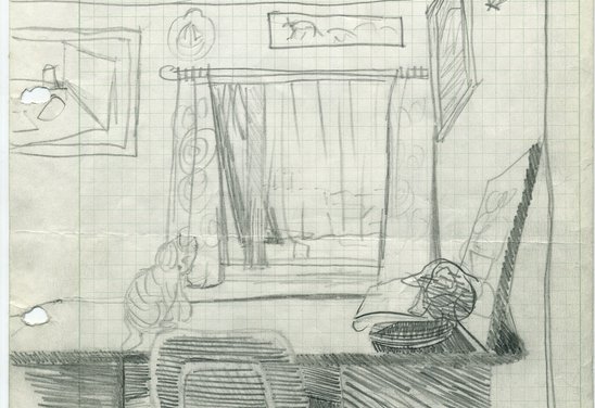 Úr svefnherbergi, Brunnstíg 5 Hafnarfirði