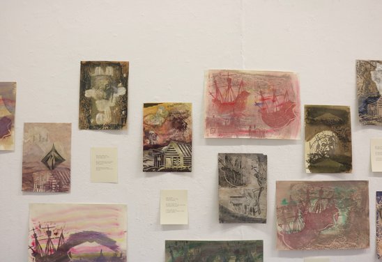 closer view of Kristbergur´s works