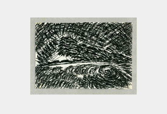 Untitled. Pen sketch 10,5 x 14,8 cm. 1988