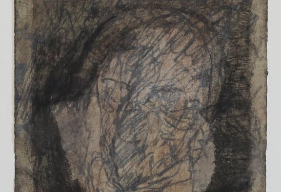 Nafnlaust. Blönduð tækni á pappír.