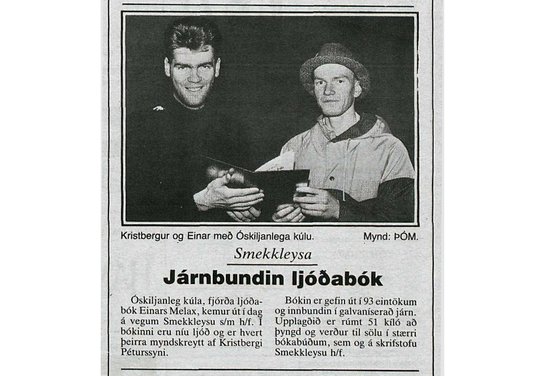 Kristbergur og Einar Melax