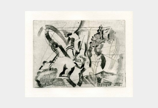 Untitled. Drypoint 12 x 15 cm. 1995