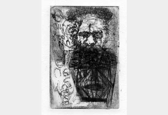Untitled. Drypoint & etching 15 x 10 cm. 2021
