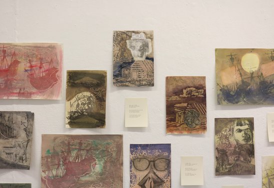 closer view of Kristbergur´s works