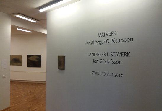 Frá sýningunni Málverk, í Anarkía listasal