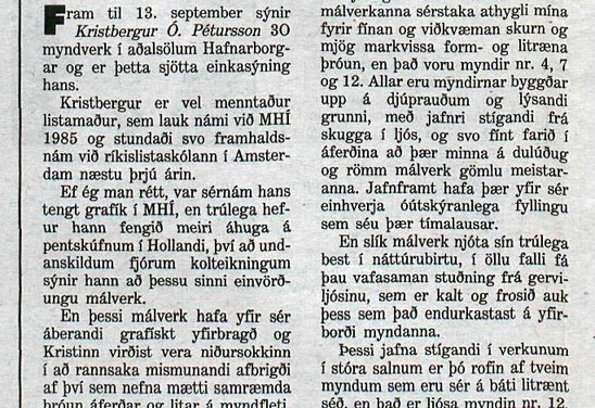 Hafnarborg 1993