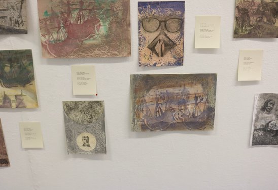 closer view of Kristbergur´s works