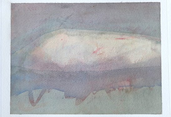 Untitled. Aquarelle on paper 18 x 24 cm. 2025.