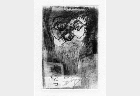 Untitled. Drypoint 15 x 10 cm. 2021