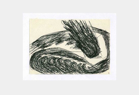 Untitled. Pen sketch 10,5 x 14,8 cm. 1988