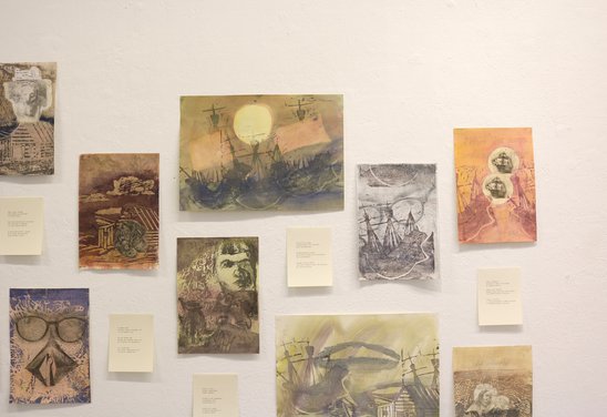 closer view of Kristbergur´s works