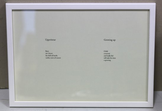 Uppvöxtur / Growing up