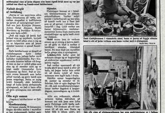 Gullströndin andar, Mbl