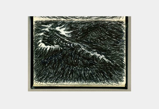 Untitled. Pen sketch 10,5 x 14,8 cm. 1988