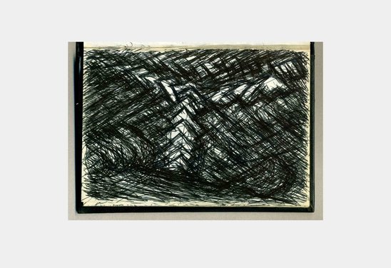 Untitled. Pen sketch 10,5 x 14,8 cm. 1988