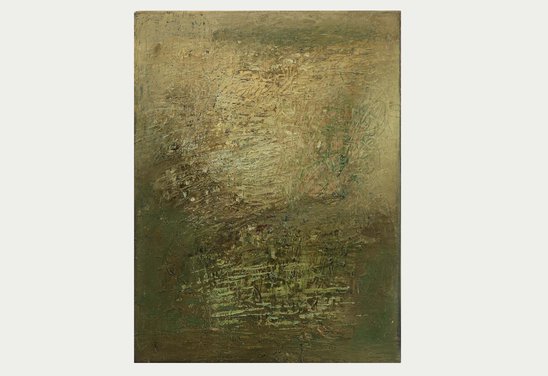 Garðurinn og tíminn 17. Oil on canvas 40 x 30 cm. 2023.