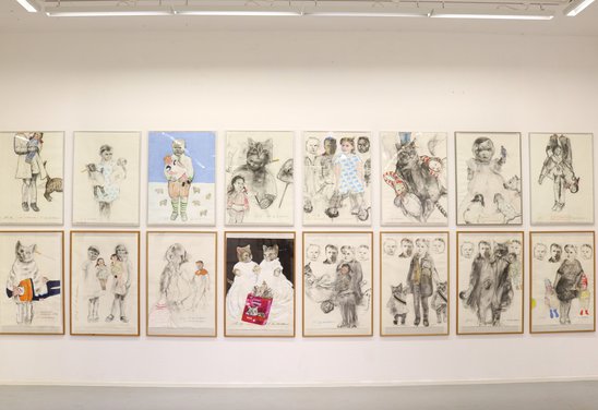 Femke de Bakker: Recent works. Mixed media on paper