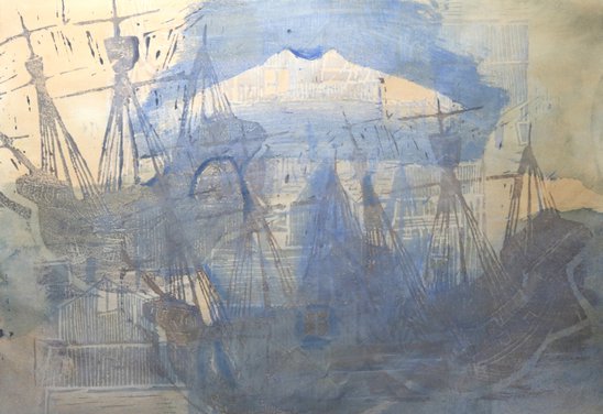 Án titils Untitled. Mixed media on paper