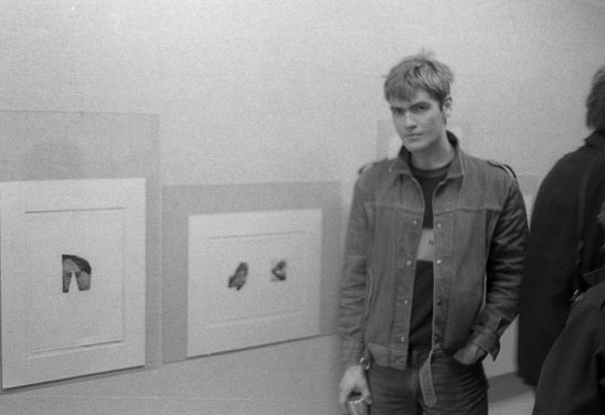 Utgard, Kristbergur við verk sín